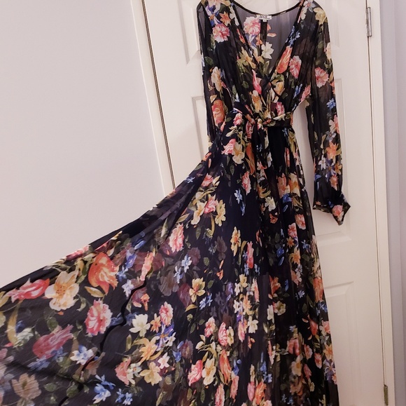 Floral Longsleeve Maxi Dress | Poshmark